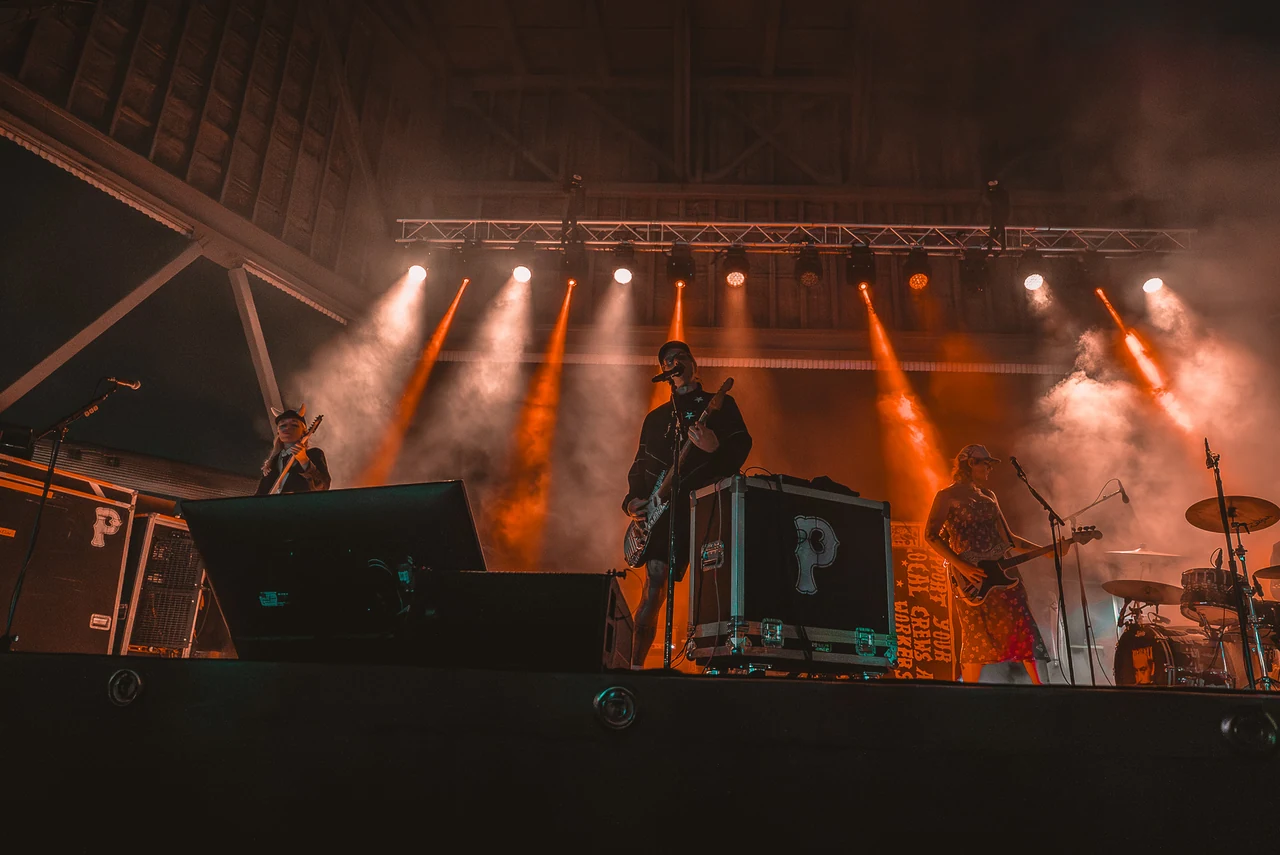Portugal. The Man performing live, photographed by Stephen Groves of CaptureCHS.