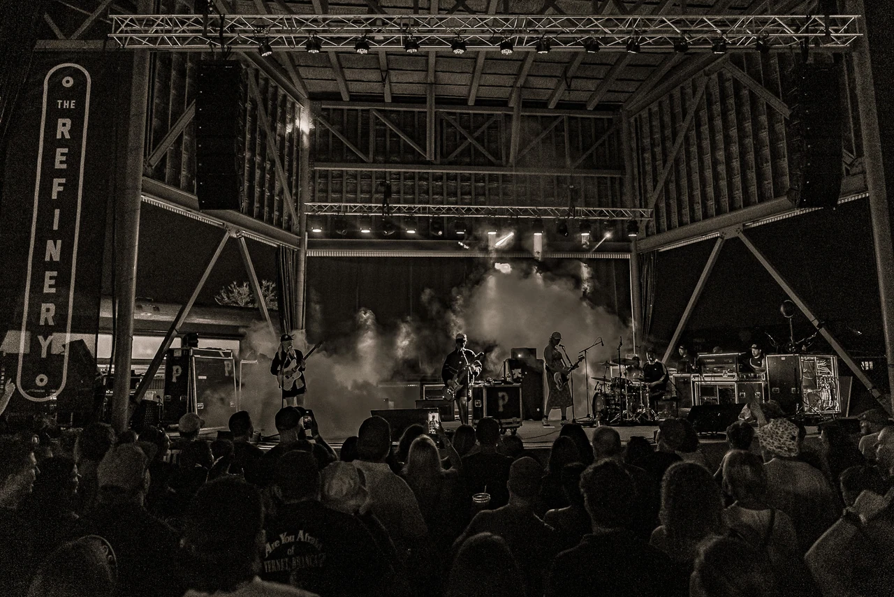 Portugal. The Man performing live, photographed by Stephen Groves of CaptureCHS.