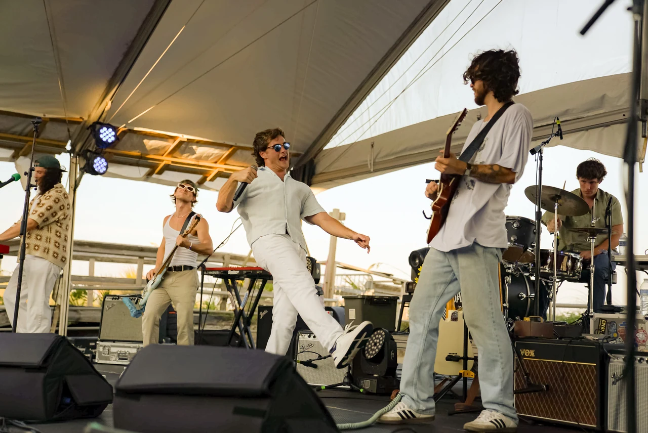 Tomorrow's Problem Band performing live, photographed by Stephen Groves of CaptureCHS.