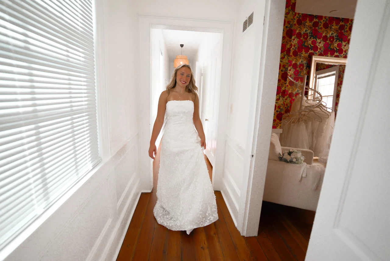 A wedding or engagement moment photographed by Stephen Groves of CaptureCHS.